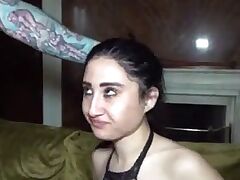 Rough facefuck abuse at the Romanian pornstar casting