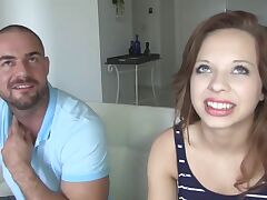 Hard fuck and facial cumshot for a rent discount